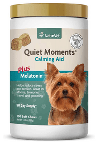 NaturVet Quiet Moments Calming Aid Chews for Dogs